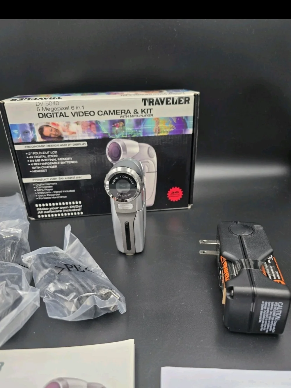Travel Digital Video Camera & Kit - White